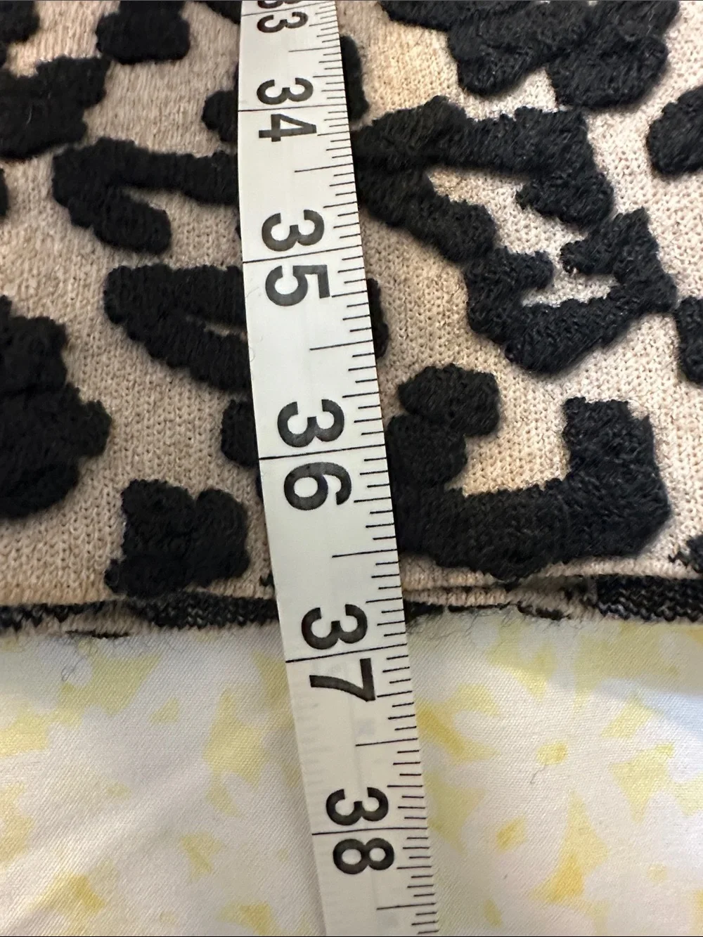 Free People Animal Print Embroidered Knit Sheath Dress
